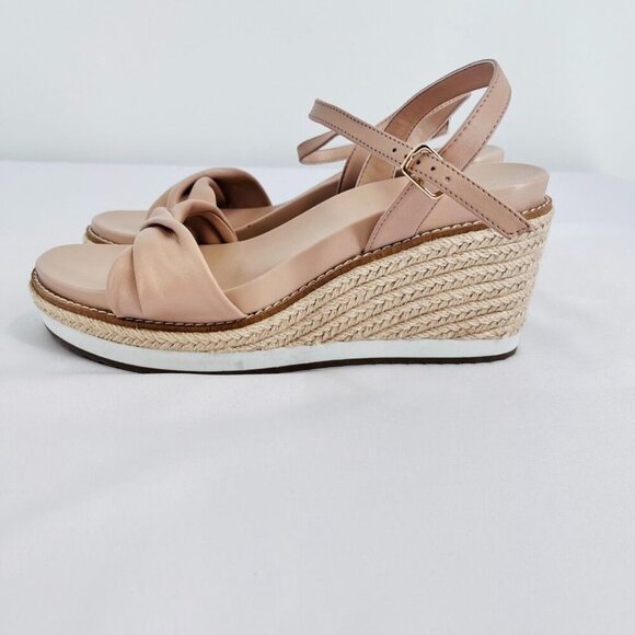 Linea Paolo Women's Verona Platform Wedge Sandal SIze 9.5 in Blush Comfort - Picture 2 of 14